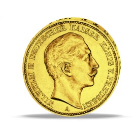 Wilhelm II   Gold 20 Mark 