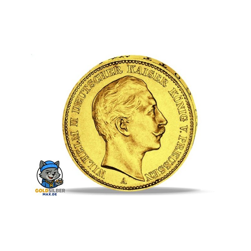 Wilhelm II   Gold 20 Mark 