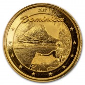 1 Unze oz Gold 2018 Domimica Nature Isle 