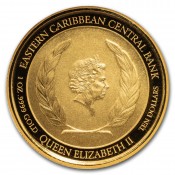  1 Unze oz Gold 2018 Domimica Nature Isle