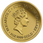 1 Unze Gold Grüne Baumpython 2019 Serie Bemerkenswerte Reptilien Niue