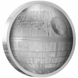 2 Unze oz   Silber  STAR WARS™ - Todesstern Death Star PP  Ultra High Relief