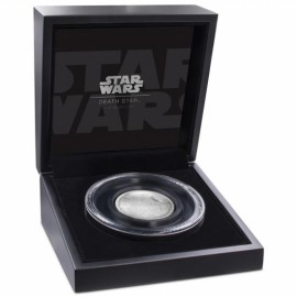 2 Unze oz Silber STAR WARS™ - Todesstern Death Star PP Ultra High Relief