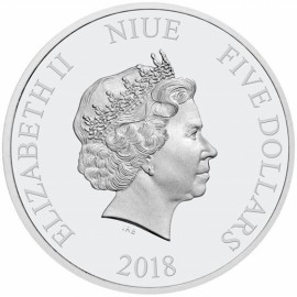 2 Unze oz Silber STAR WARS™ - Todesstern Death Star PP Ultra High Relief