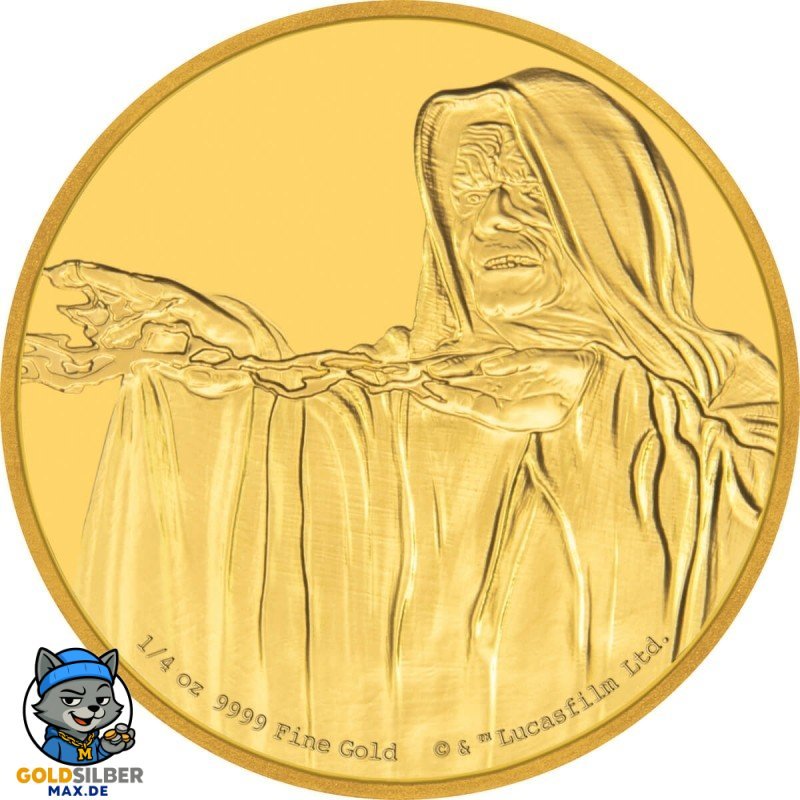 1/4 oz Darth Maul Star Wars  PP  Gold 2018