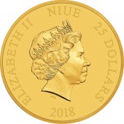 1/4 oz Emperor Palpatine Star Wars PP Gold 2018