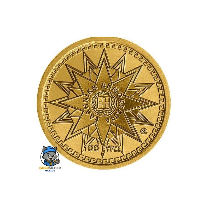 100 Euro Gold 2018 Apollo  Griechenland in PP