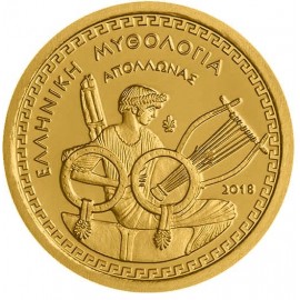100 Euro Gold 2018 Apollo Griechenland in PP
