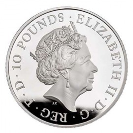 5 Unze Silber Queens Beasts Falcon 2019 PP