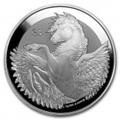 5 Unze Silber Pegasus 2018  British Virgin Islands Reverse frosted