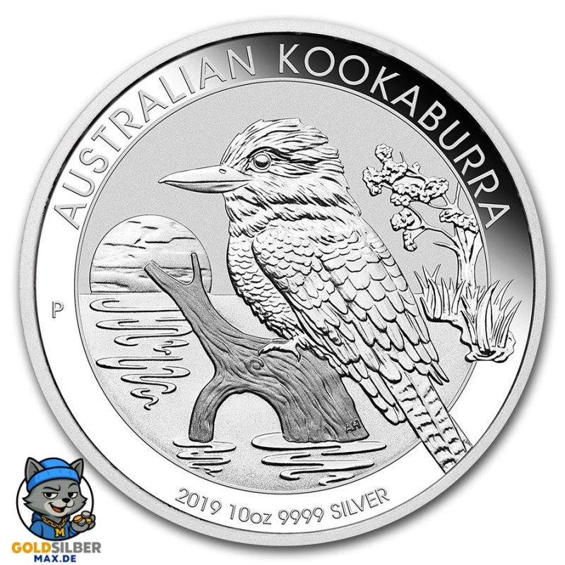 10 Unzen Silber Australien Kookaburra 2019