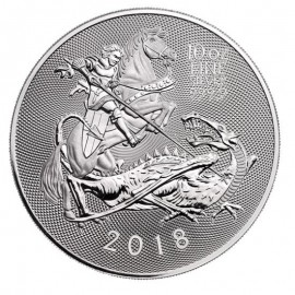 10 Unzen Silber Valiant 2018 Großbritannien BU