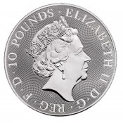 10 Unzen Queens Beasts Silber Lion