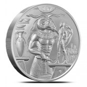 2 Unzen Silber Ultra High Relief Khnum