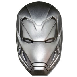 2 Unzen Silber FIJI MARVEL IRONMAN MASK ANTIQUE COIN