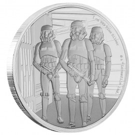 1 Unze Silber Emperor Stormtrooper Star Wars Niue
