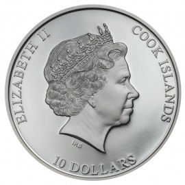2 Unze Silber Cook Islands AC/DC Black Ice