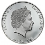 2 Unze Silber Cook Islands AC/DC Black Ice