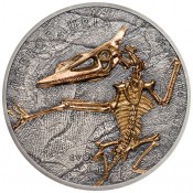 1 Unze Silber 500 Togrog 2017 Mongolei - Evolution des Lebens - Ichthyosaur