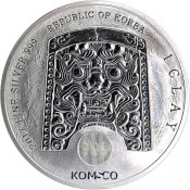 1 oz Unze  Silber Südkorea South Korea Chiwoo Cheonwang 2018 1 Clay