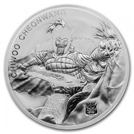 1 oz Unze  Silber Südkorea South Korea Chiwoo Cheonwang 2018 1 Clay Privy