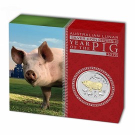 1 Oz Rooster Hahn Silbermünze 2016 Golded mit Box