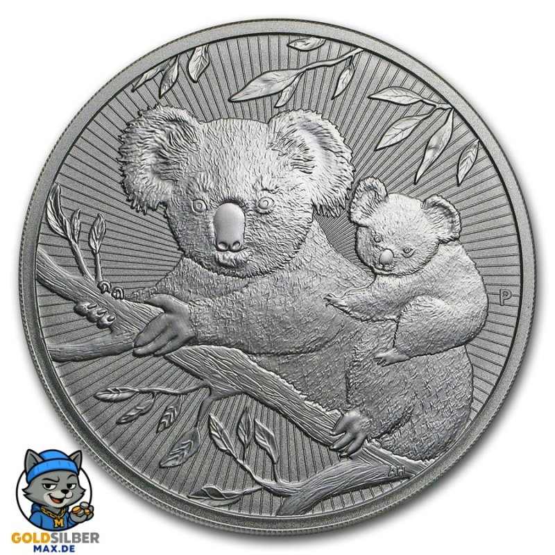 10 Unzen Silber   Piedfort 'Next Generation Series' Koala 2018 