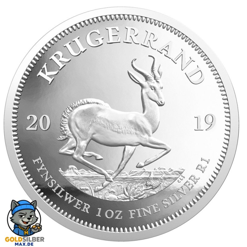 1 Unze Silber Krügerrand 2019   PP