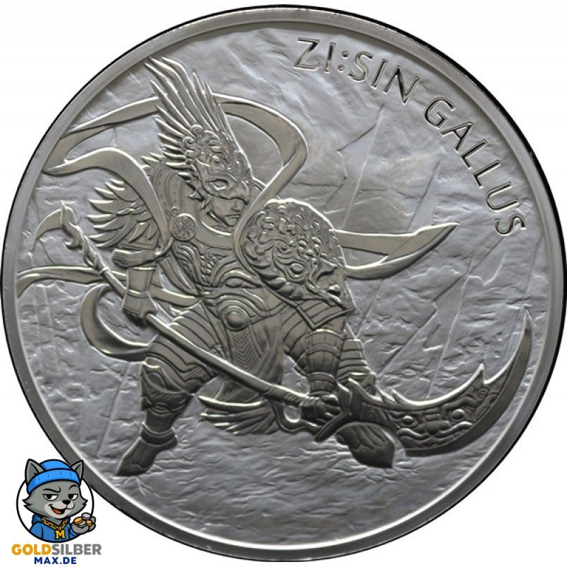10 oz Unze  Silber Südkorea South Korea Chiwoo Cheonwang 2018 10 Clay