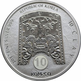 10 oz Unze Silber Südkorea South Korea Ch