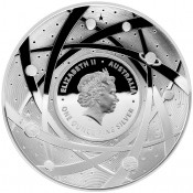 1oz 1 Unze 25 $   Canadian Gloww in the dark view from Space
