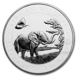 2 x1 oz Silber Somalia Elefant 2016 Tag Nacht Set