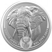 1 Unze Silber Big Five Elefant 2019 Blister