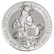 10 Unze Silber Queens Beasts Black Bull 2019