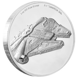 2 Unze oz   Silber  STAR WARS™ - Millennium Falke PP  Ultra High Relief