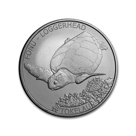 1 Unze Silber   Karettschildkröte TurtleTokelau 2019