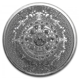 5 Unze Silber  Aztekenkalender  The Aztec Calendar