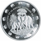 1 Kilo Silber Benin Elefant 2016 PP nur 99 stk. Selten