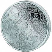 3 Unze Silber Africa United PP 2017 nur 5000 Stk.