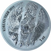 1 oz Unze  Silber Korean  Tiger   2018