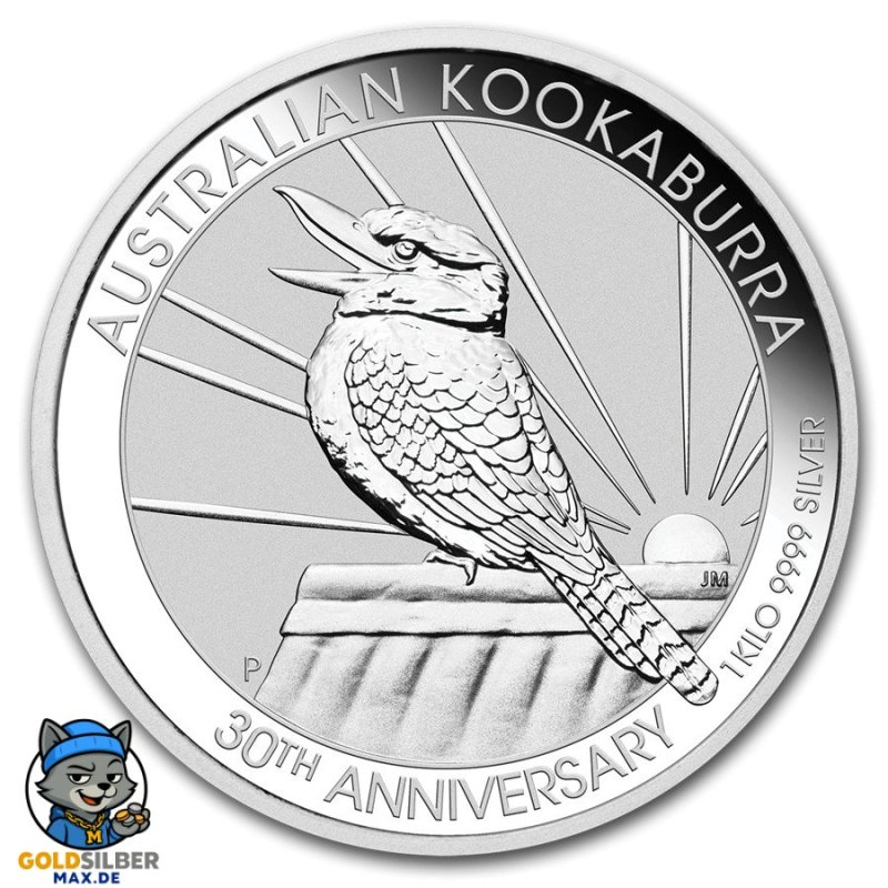 1 kg  Silber Australien Kookaburra 2020