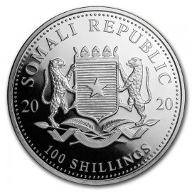 2 x1 oz Silber Somalia Elefant 2016 Tag Nacht Set