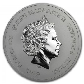 5 Unze Silbermünze Pferd Lunar II 2016 Horse 2014