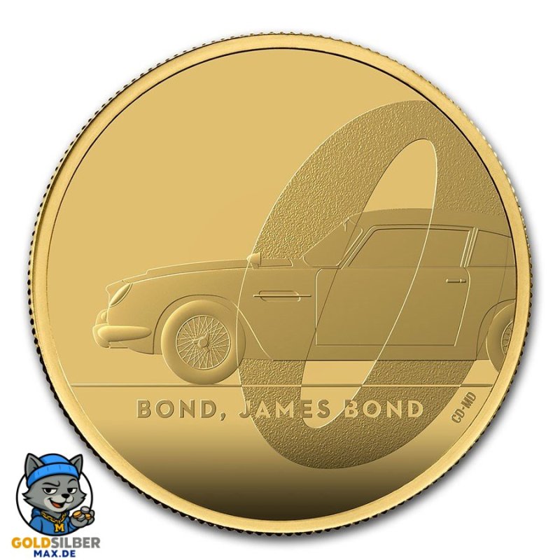 1 oz Unze James  Bond DB5 PP