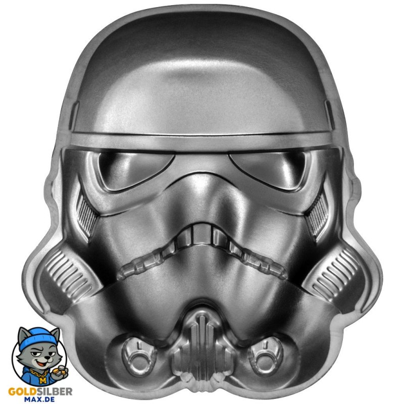 2 Unze oz   Silber  Helm STAR WARS™ - Stormtrooper  PP  Ultra High Relief