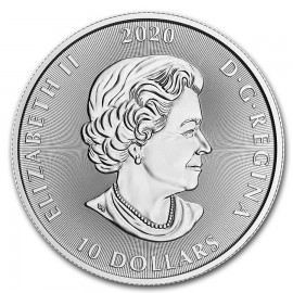 Bison Canada  2015 1 1/4 oz Unze Silber Silbermünze Gilded