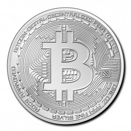 1 Unze Silber Bitcoin Tschad 2020