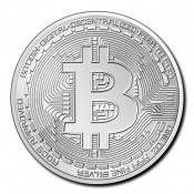 1 Unze Silber Bitcoin Tschad 2020