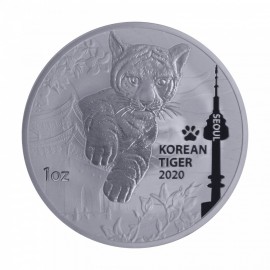 1 oz Unze  Silber Korean  Tiger   2020