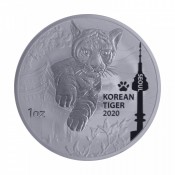 1 oz Unze  Silber Korean  Tiger   2020